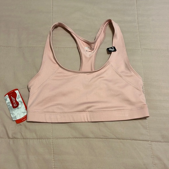 BCG Unpadded Sports Bra Pink Medium - Picture 2 of 3